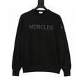 Moncler Letter-Logo Crewneck Sweater - Black - front view