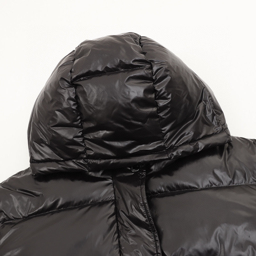 Moncler Bellevue Women's Long Down Coat - Black - detail 1