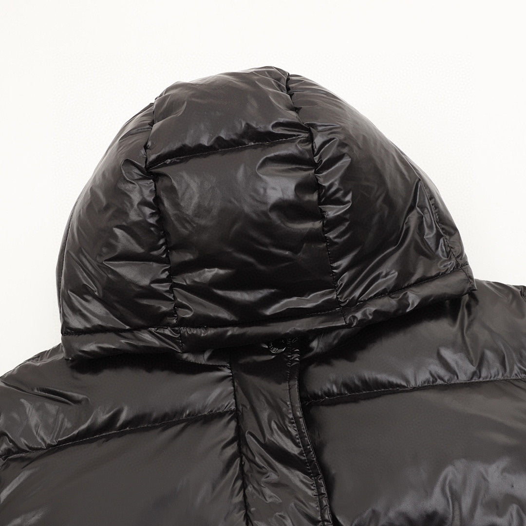 Moncler Bellevue Women's Long Down Coat - Black - detail 1