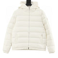 Moncler Adjustable-Hood Quilted Down Jacket - Ivory - front view