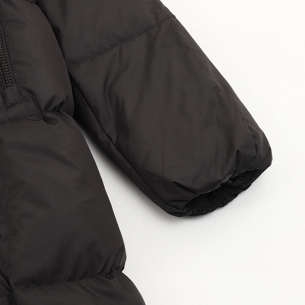 Moncler Women's Long Hooded Down Coat - Black - detail 2