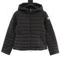 Moncler Ige Women's Short Hooded Down Jacket - Black - front view