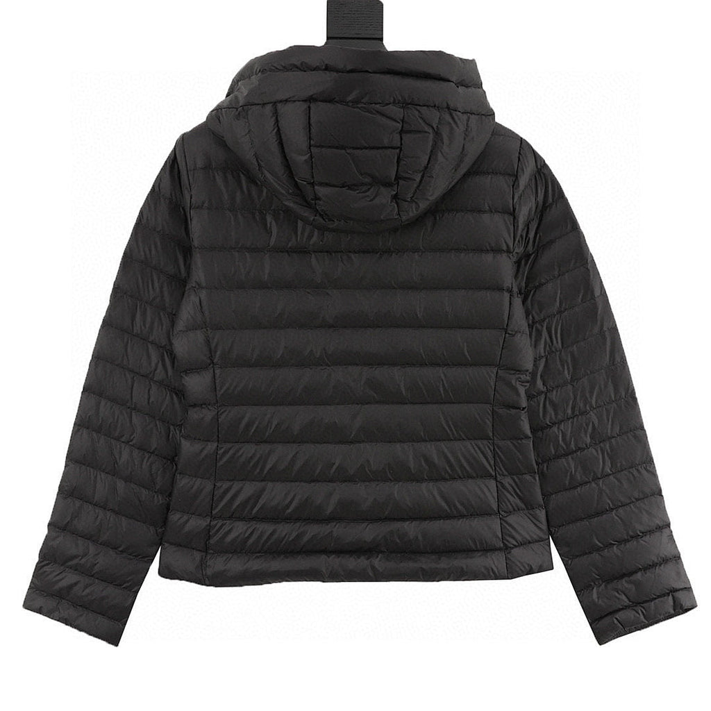 Moncler Ige Women's Short Hooded Down Jacket - Black - back view