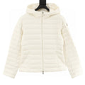 Moncler Ige Women's Short Hooded Down Jacket - Ivory - front view