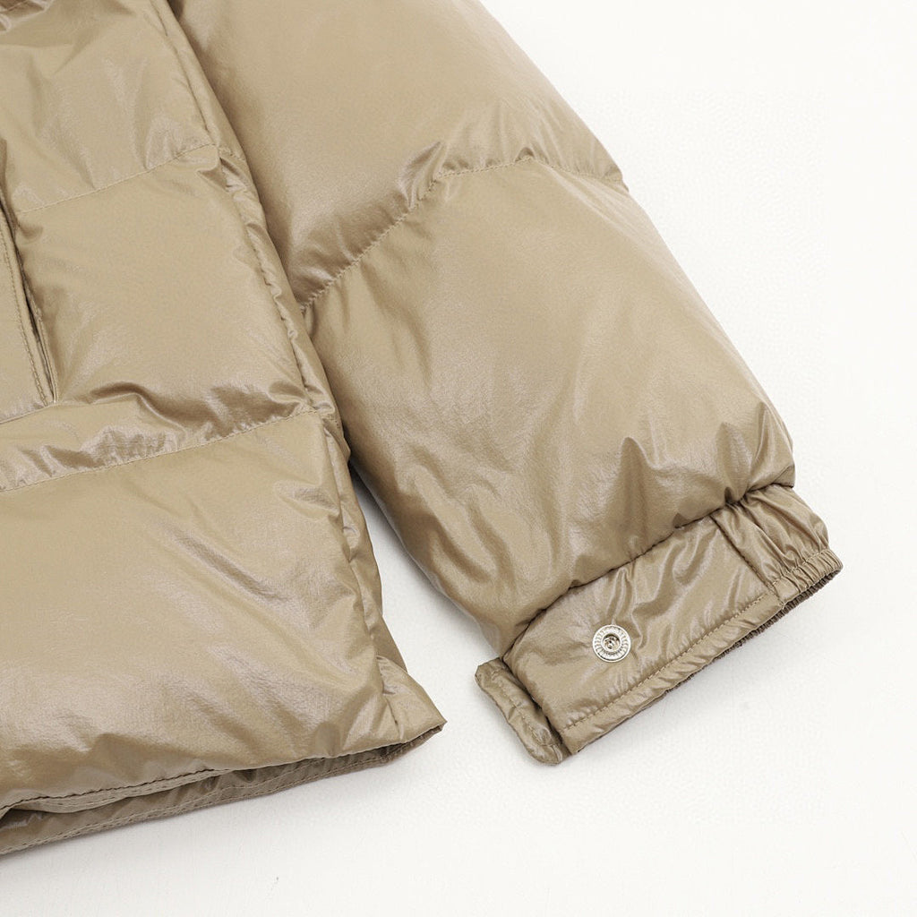 Moncler Maya Hooded Down Jacket - Khaki - detail 2