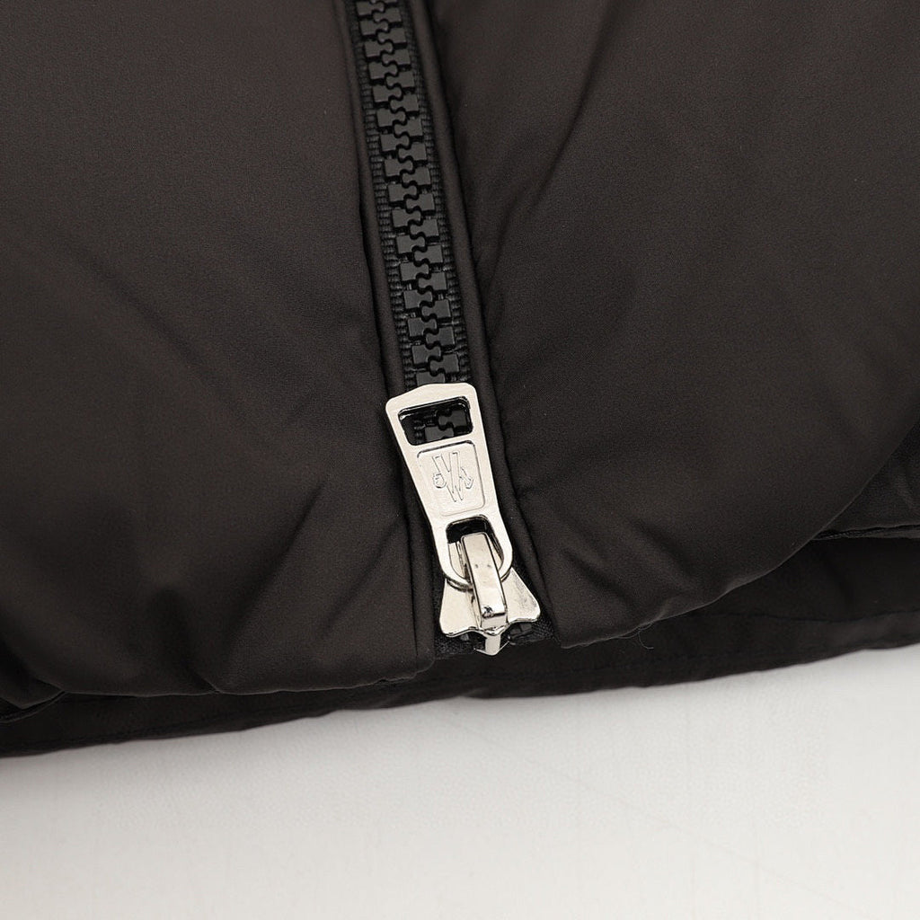 Moncler Tricolor-Stripe Down Jacket - Black - detail 3