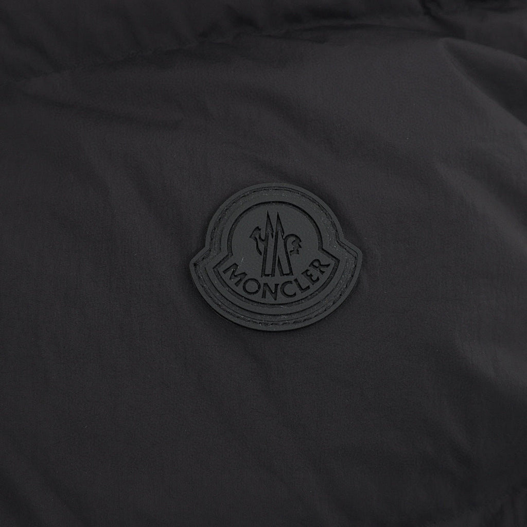Moncler Black-Badge Hooded Down Vest - Black - detail 2