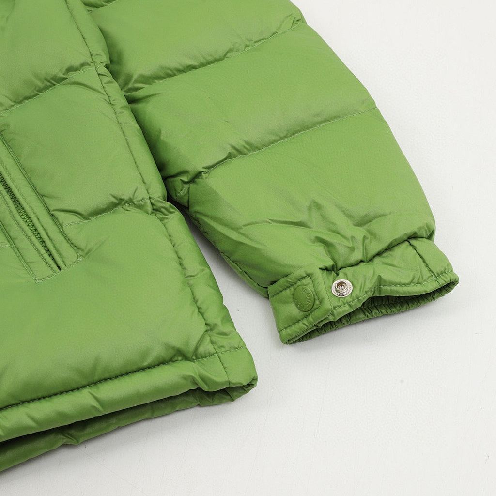 Moncler Maya Matte Hooded Down Jacket - Green - detail 2