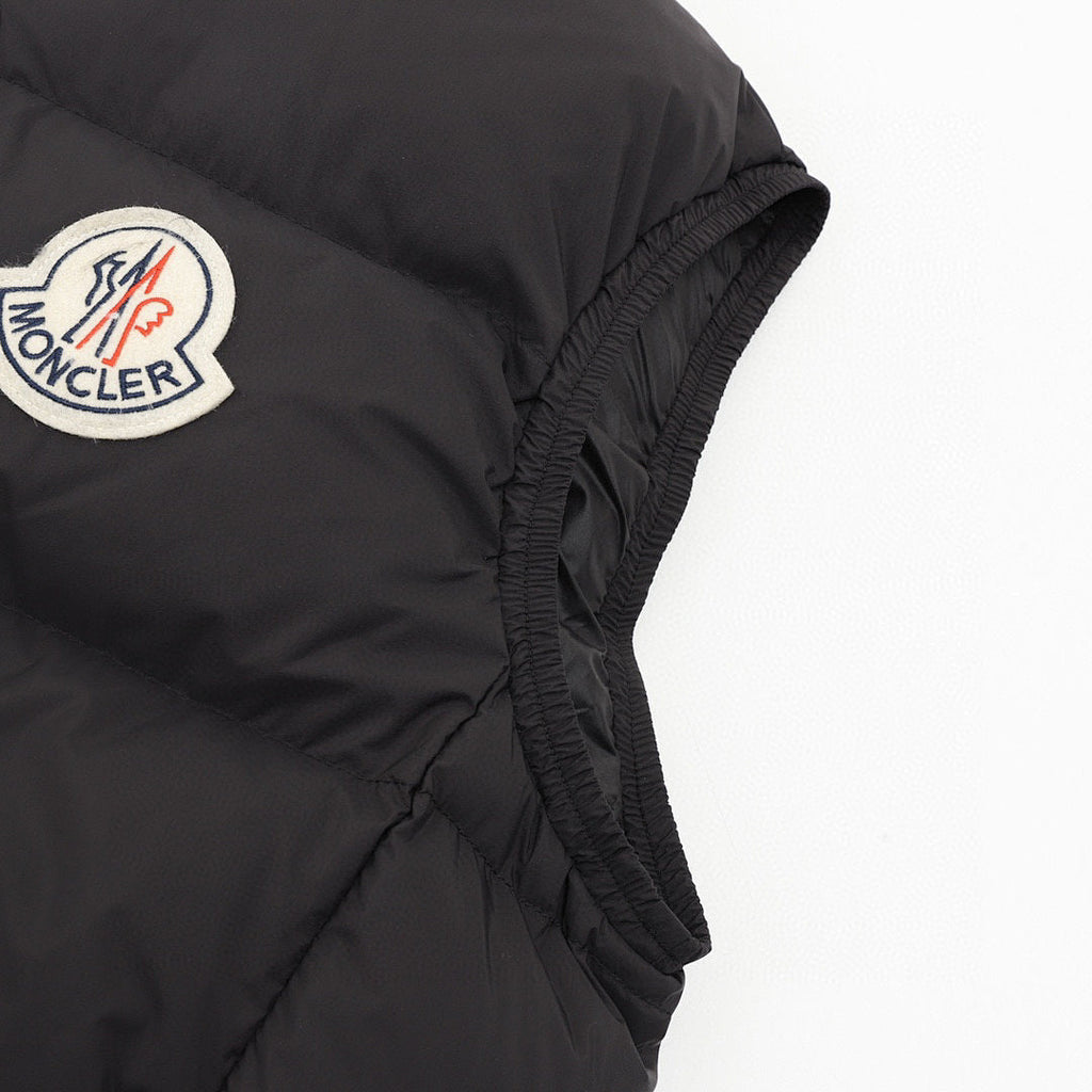 Moncler Alma Stand-Collar Down Vest - Black - detail 3