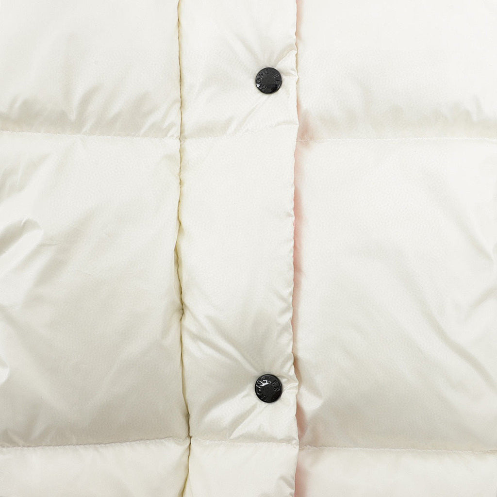 Moncler Contrast-Hood Down Jacket - Ivory and Pink - detail 2