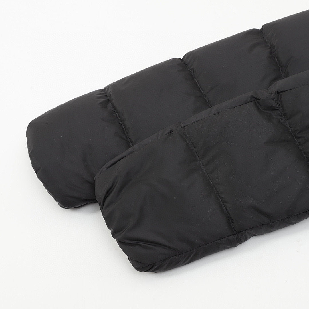 Moncler Hermifur Women's Belted Short Down Jacket - Black - detail 2