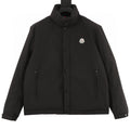 Moncler Epine Stand-Collar Down Jacket - Black - front view