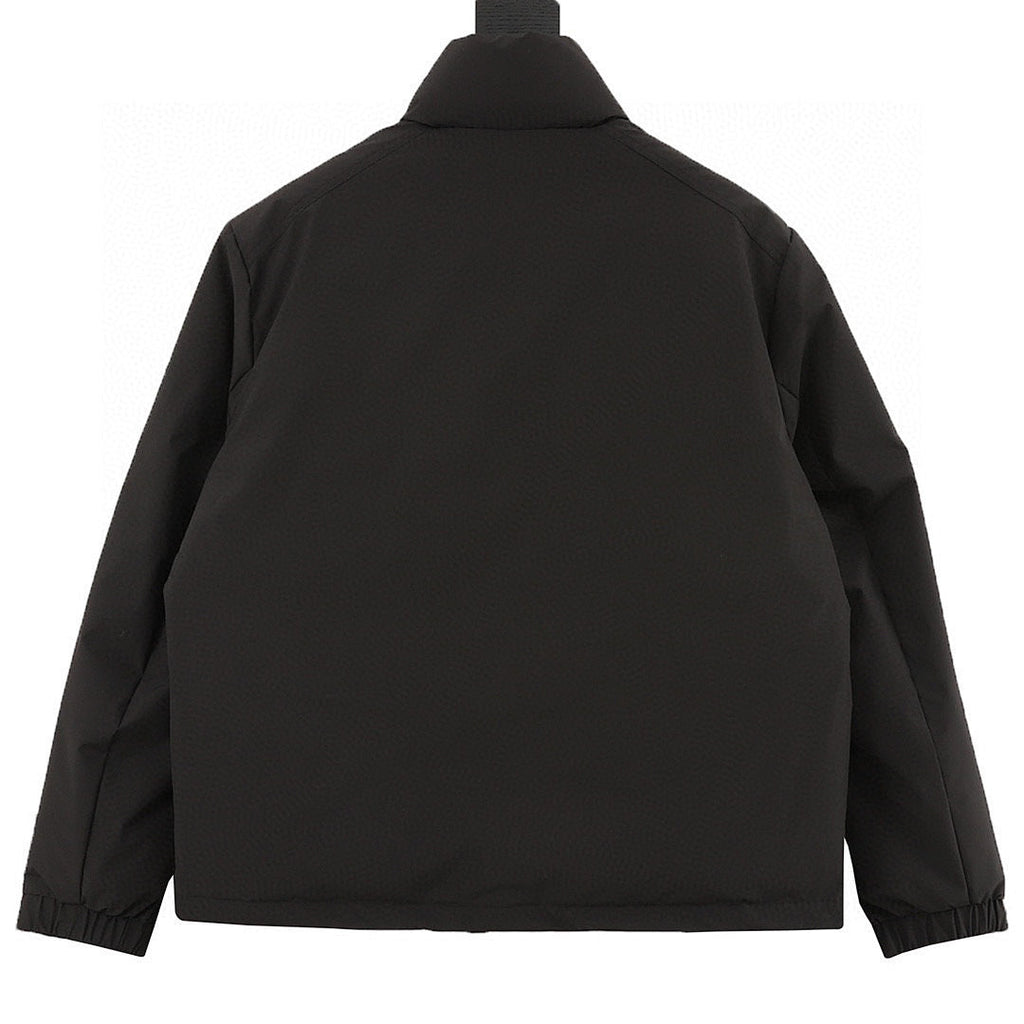 Moncler Epine Stand-Collar Down Jacket - Black - back view