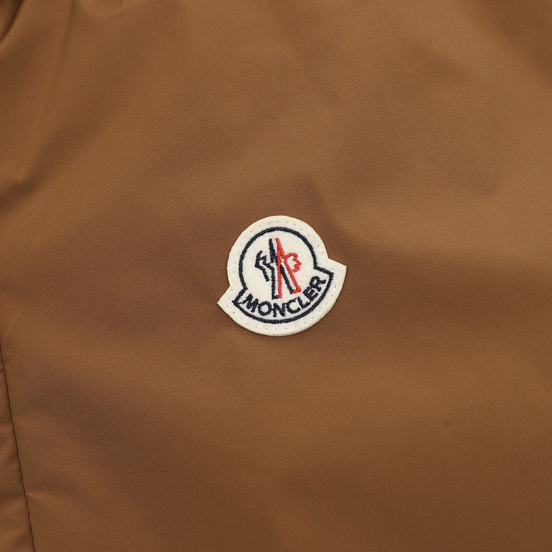 Moncler Epine Stand-Collar Down Jacket - Brown - detail 2