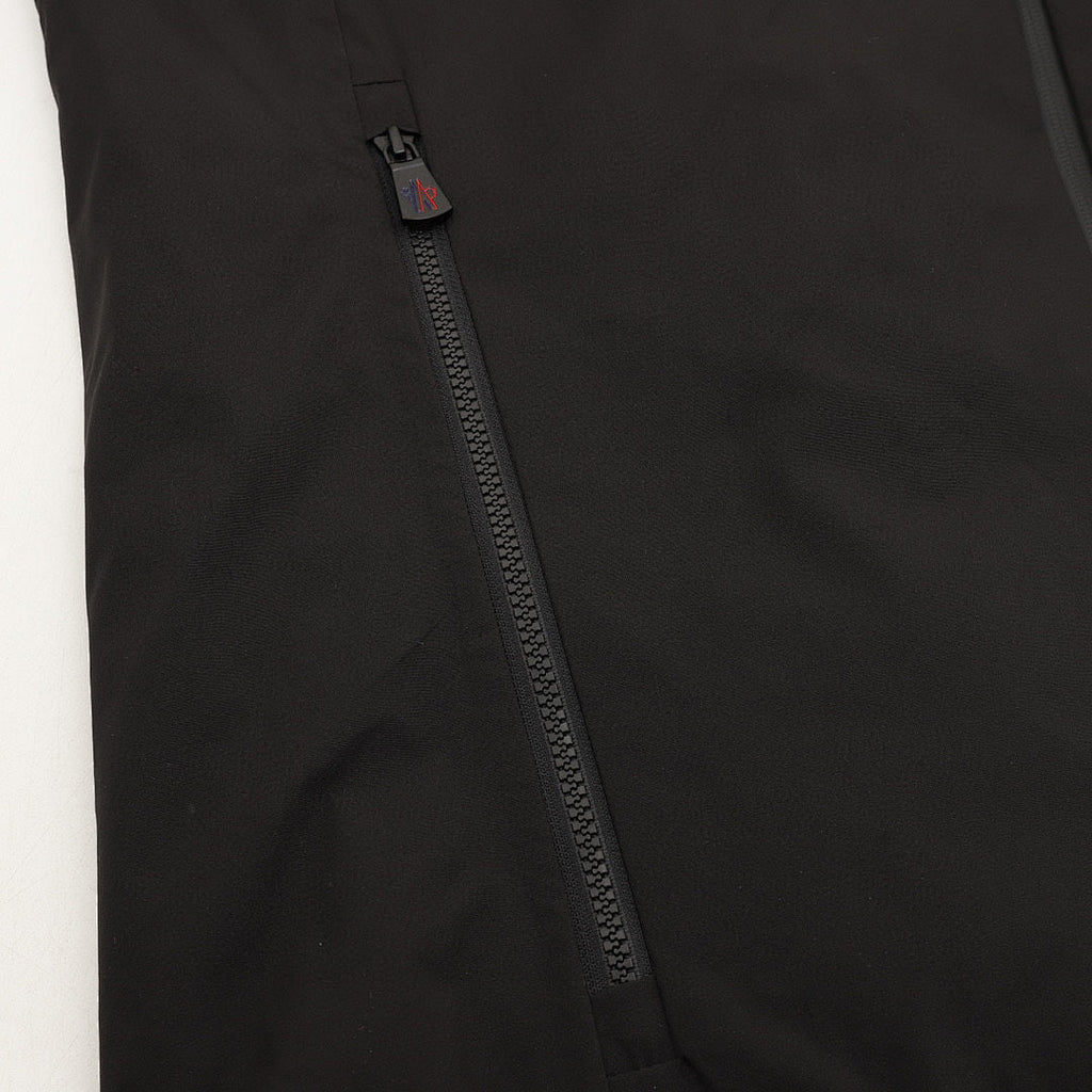 Moncler Sleeve-Zip Hooded Ski Jacket - Black - detail 3