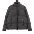 Moncler Besbre Stand-Collar Down Jacket - Dark Gray - front view