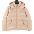 Moncler Maya Hooded Down Jacket - Beige - front view