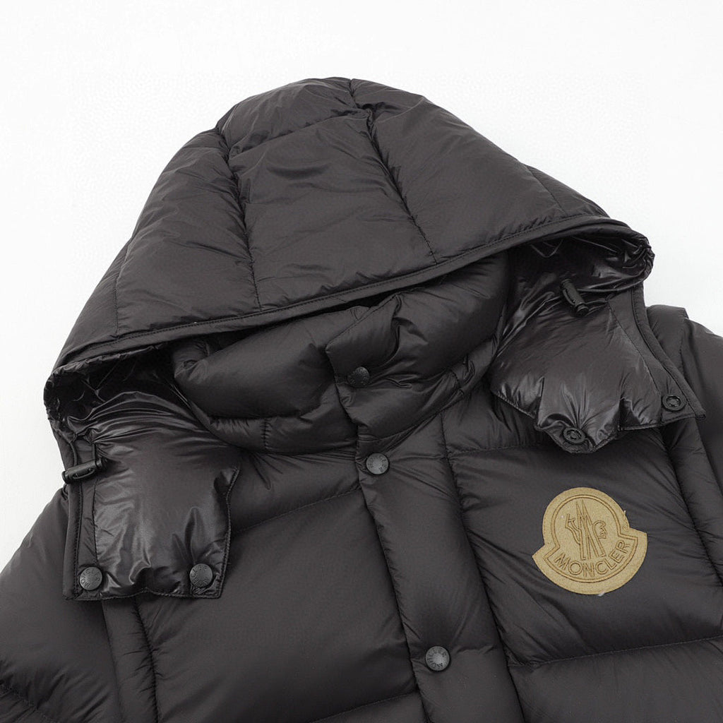 Moncler Cyclone Detachable-Sleeve Down Jacket - Black - detail 1
