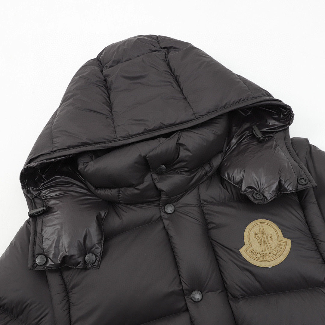 Moncler Cyclone Detachable-Sleeve Down Jacket - Black - detail 1
