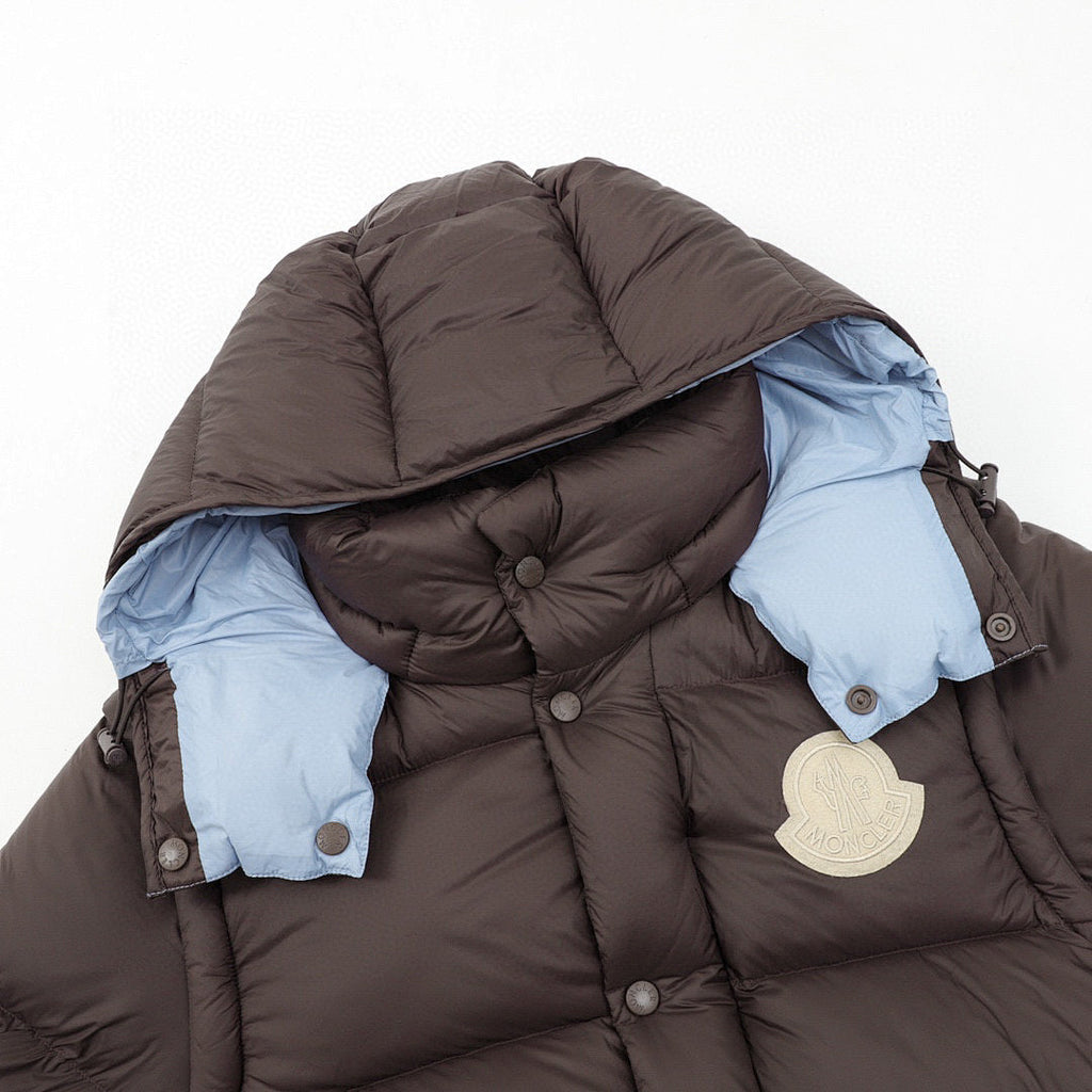 Moncler Cyclone Detachable-Sleeve Down Jacket - Brown - detail 1