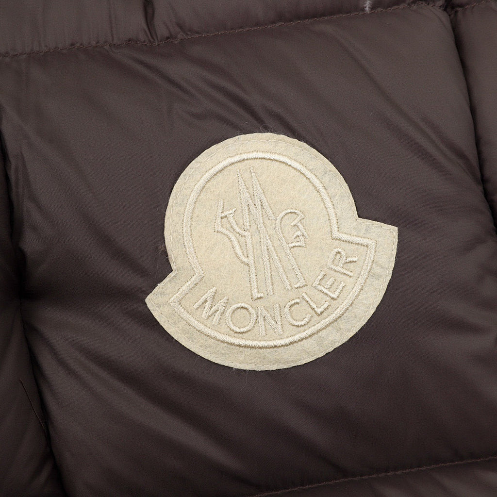 Moncler Cyclone Detachable-Sleeve Down Jacket - Brown - detail 2
