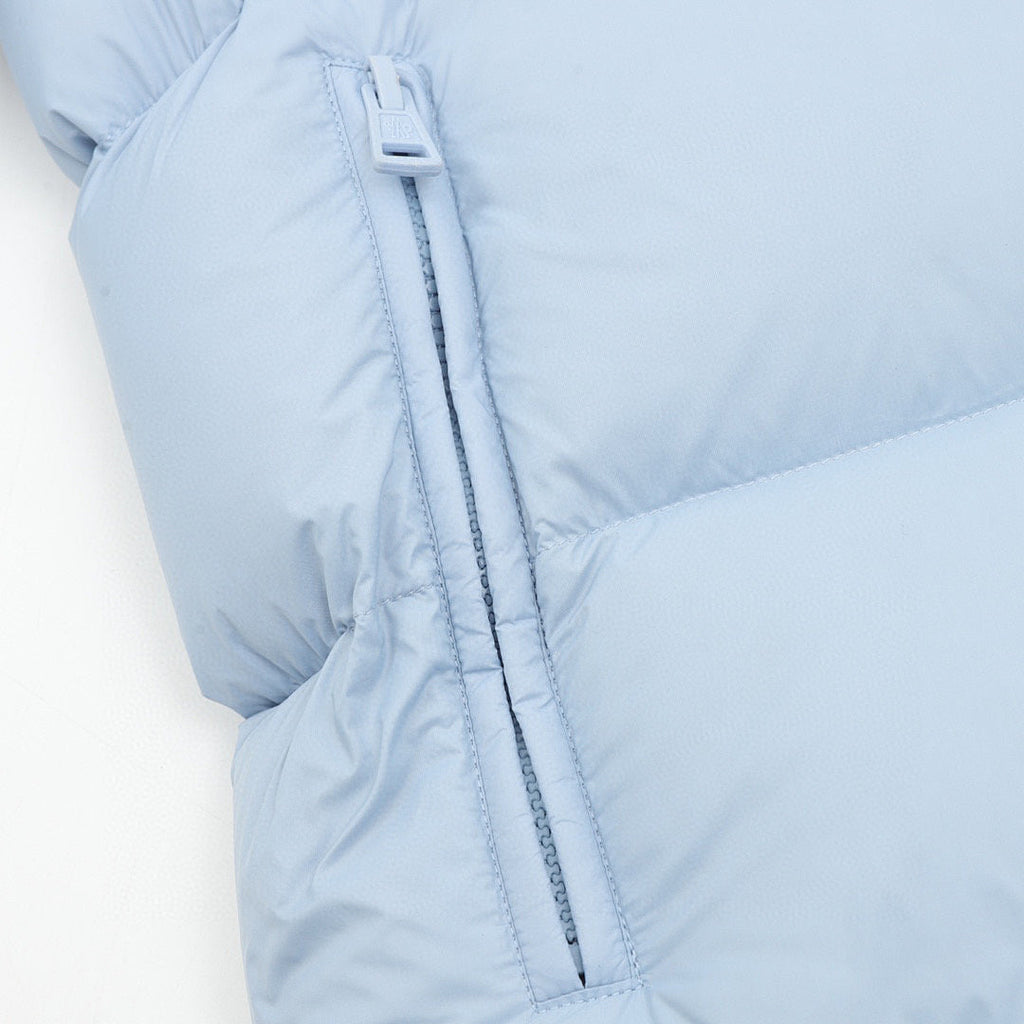 Moncler Cyclone Detachable-Sleeve Down Jacket - Light Blue - detail 3