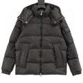 Moncler Couyere Hooded Down Jacket - Black - front view