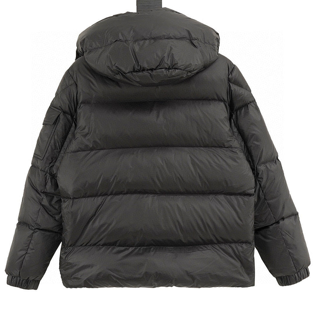 Moncler Couyere Hooded Down Jacket - Black - back view