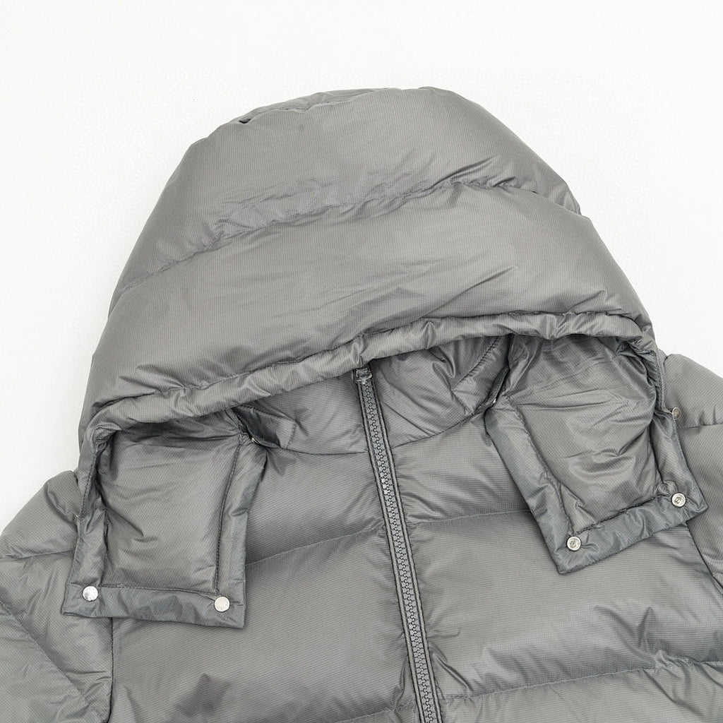Moncler Couyere Hooded Down Jacket - Gray - detail 1
