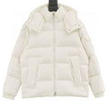 Moncler Couyere Hooded Down Jacket - Ivory - front view