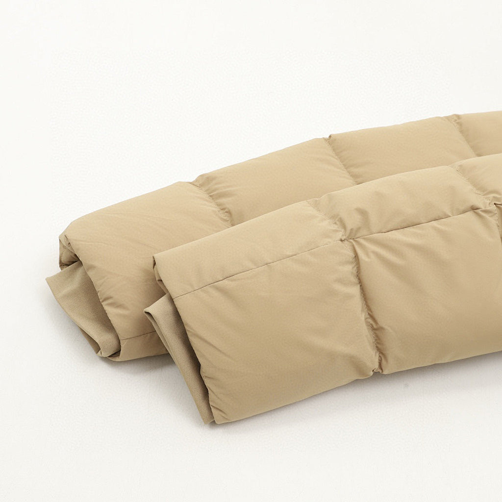Moncler Chest-Letter Hooded Down Jacket - Unisex Khaki - detail 3