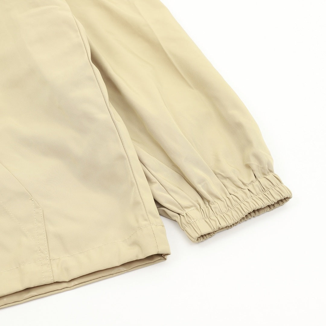 Louis Vuitton Men's Reversible Hooded Jacket - Beige: Plain side elasticated cuff detail