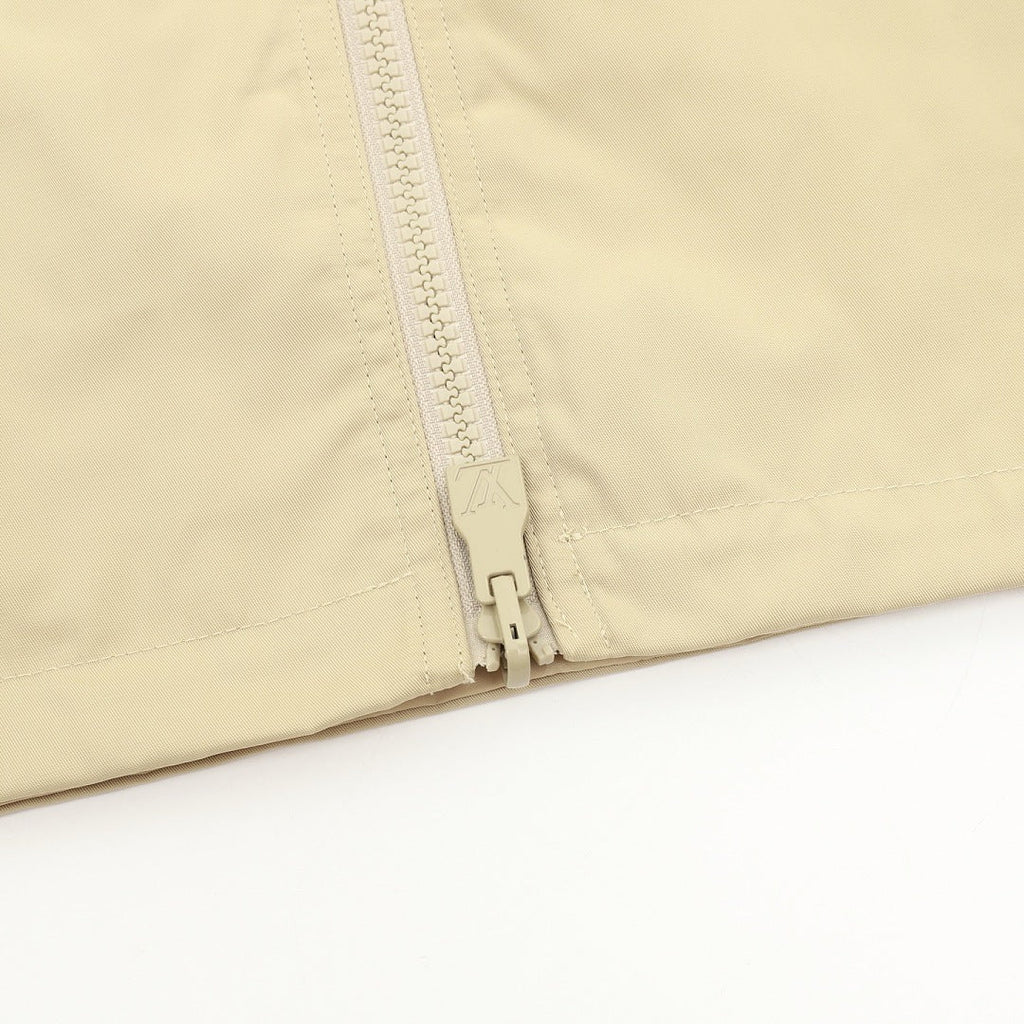 Louis Vuitton Men's Reversible Hooded Jacket - Beige: Plain side zipper detail