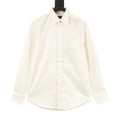 Louis Vuitton Tonal Monogram Long-Sleeve Shirt - Ivory - front view