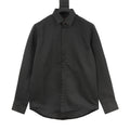 Louis Vuitton Tonal Monogram Long-Sleeve Shirt - Black - front view