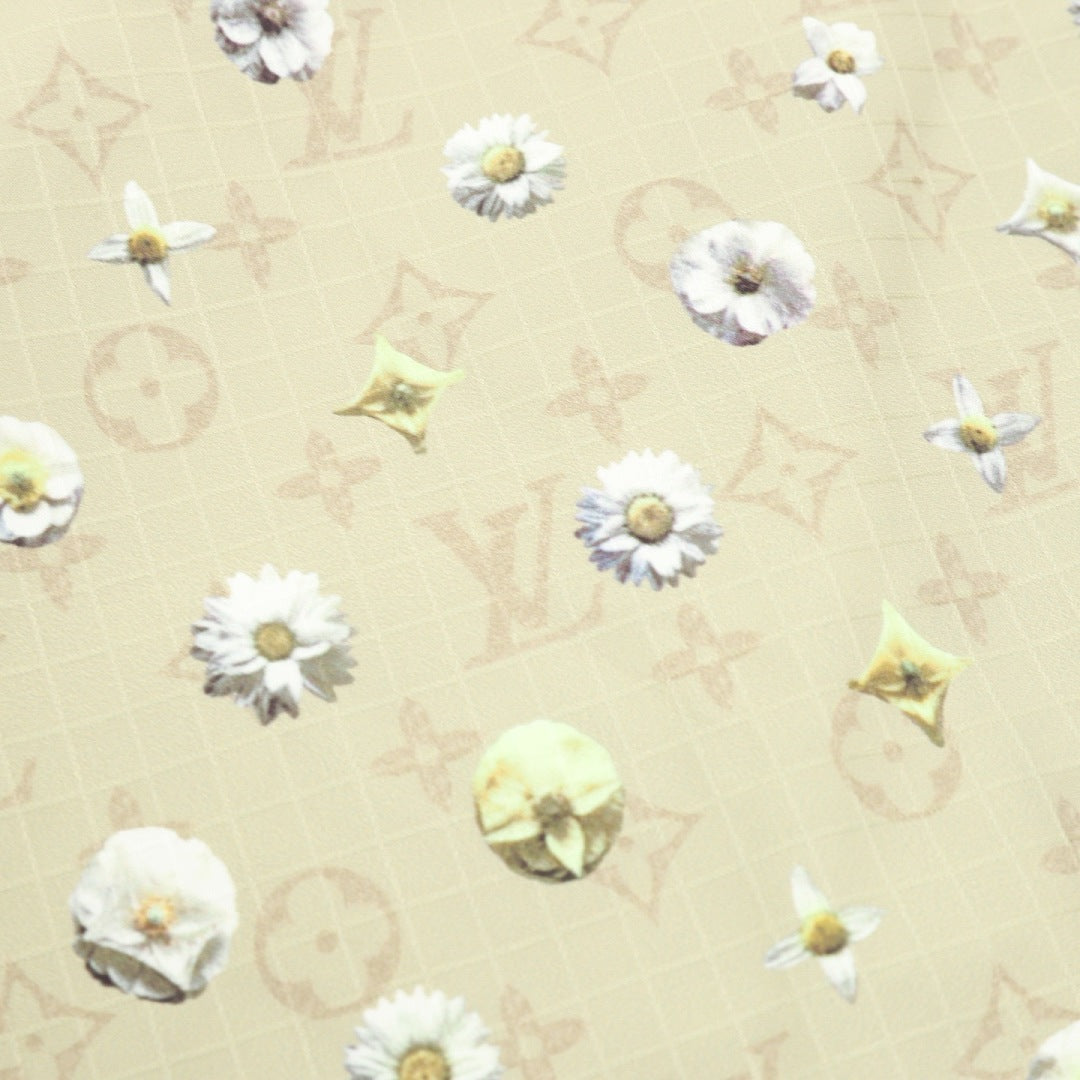 Louis Vuitton Floral Monogram Stand-Collar Jacket - Beige - product detail 3