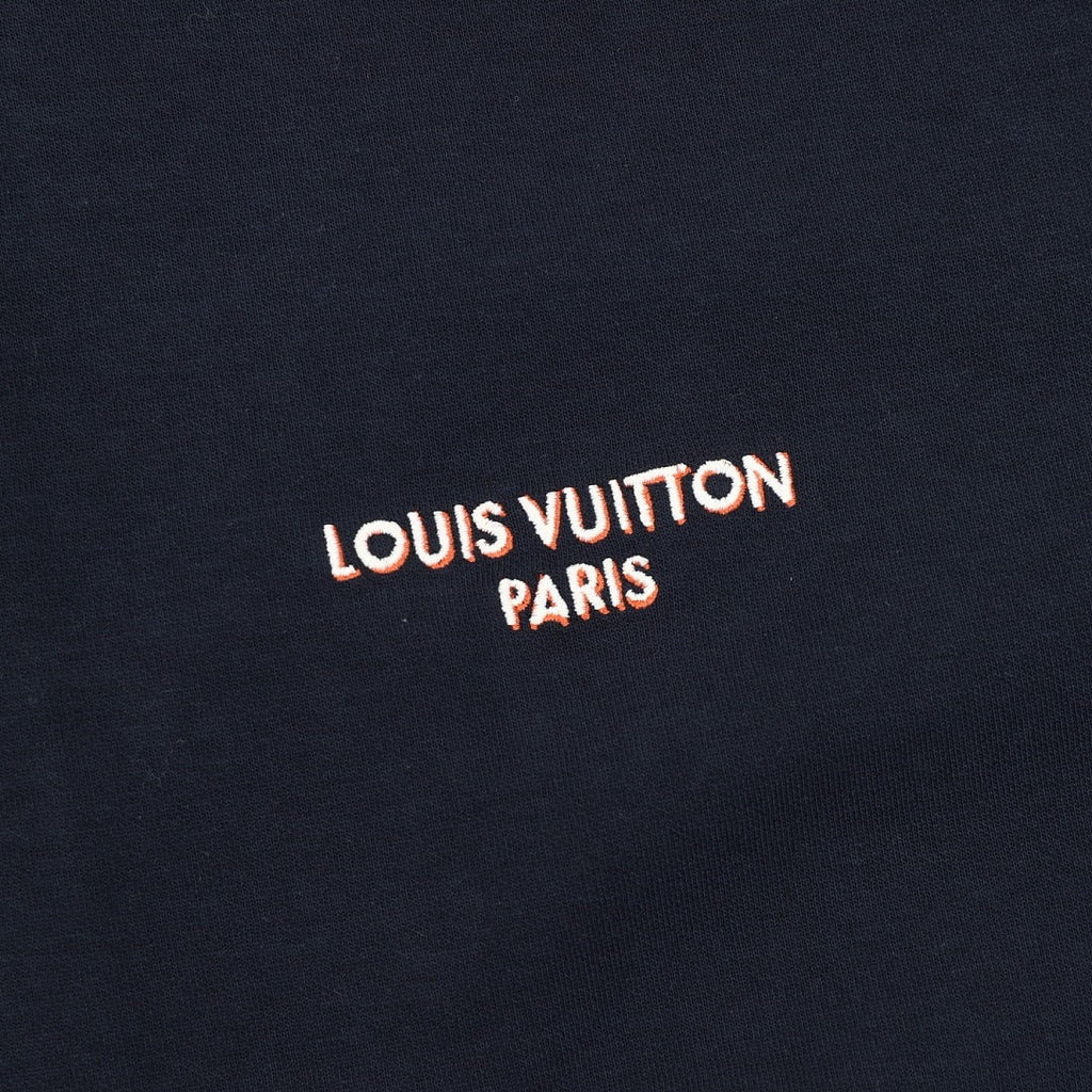 Louis Vuitton Embroidered Varsity Jacket - Navy - product detail 3