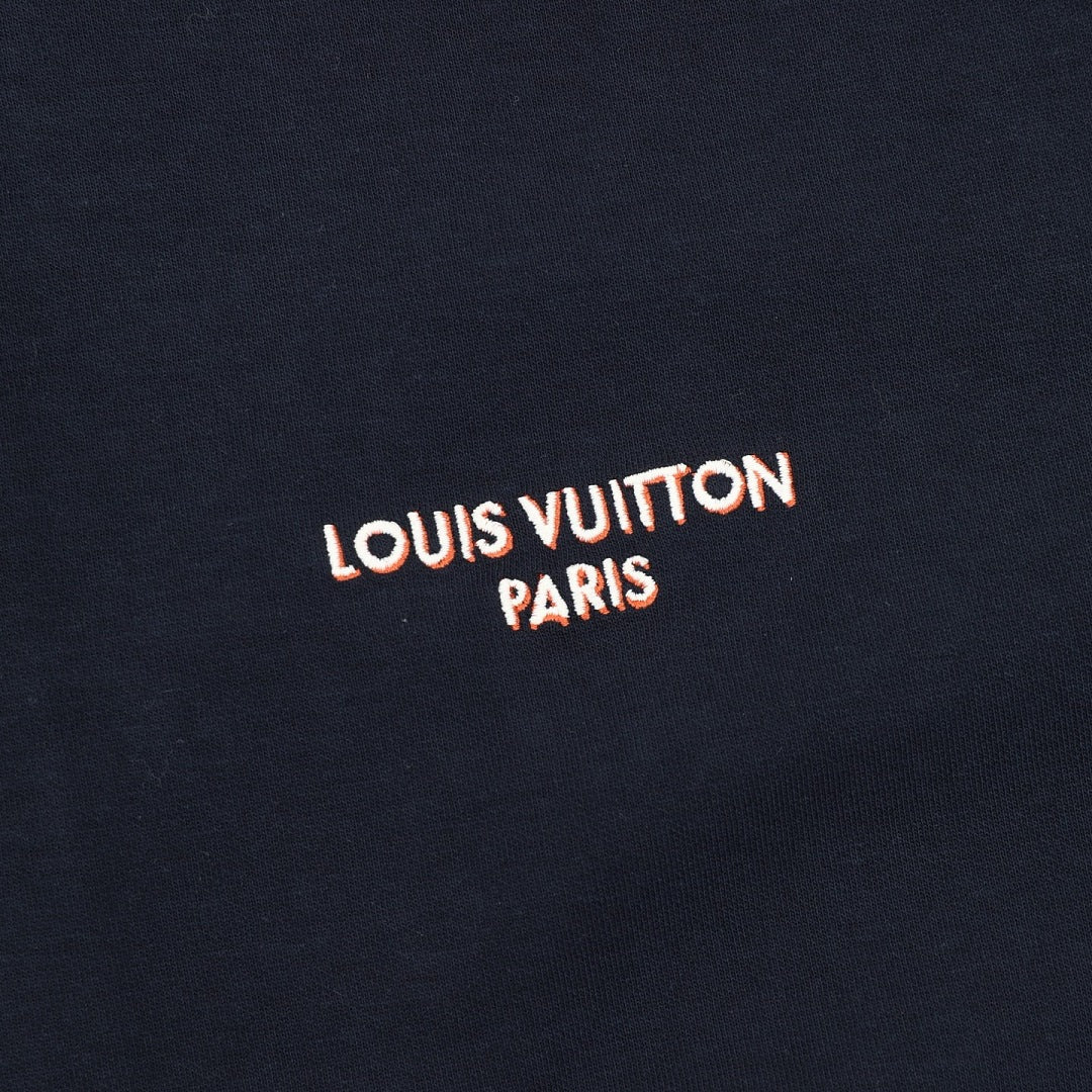 Louis Vuitton Embroidered Varsity Jacket - Navy - product detail 3