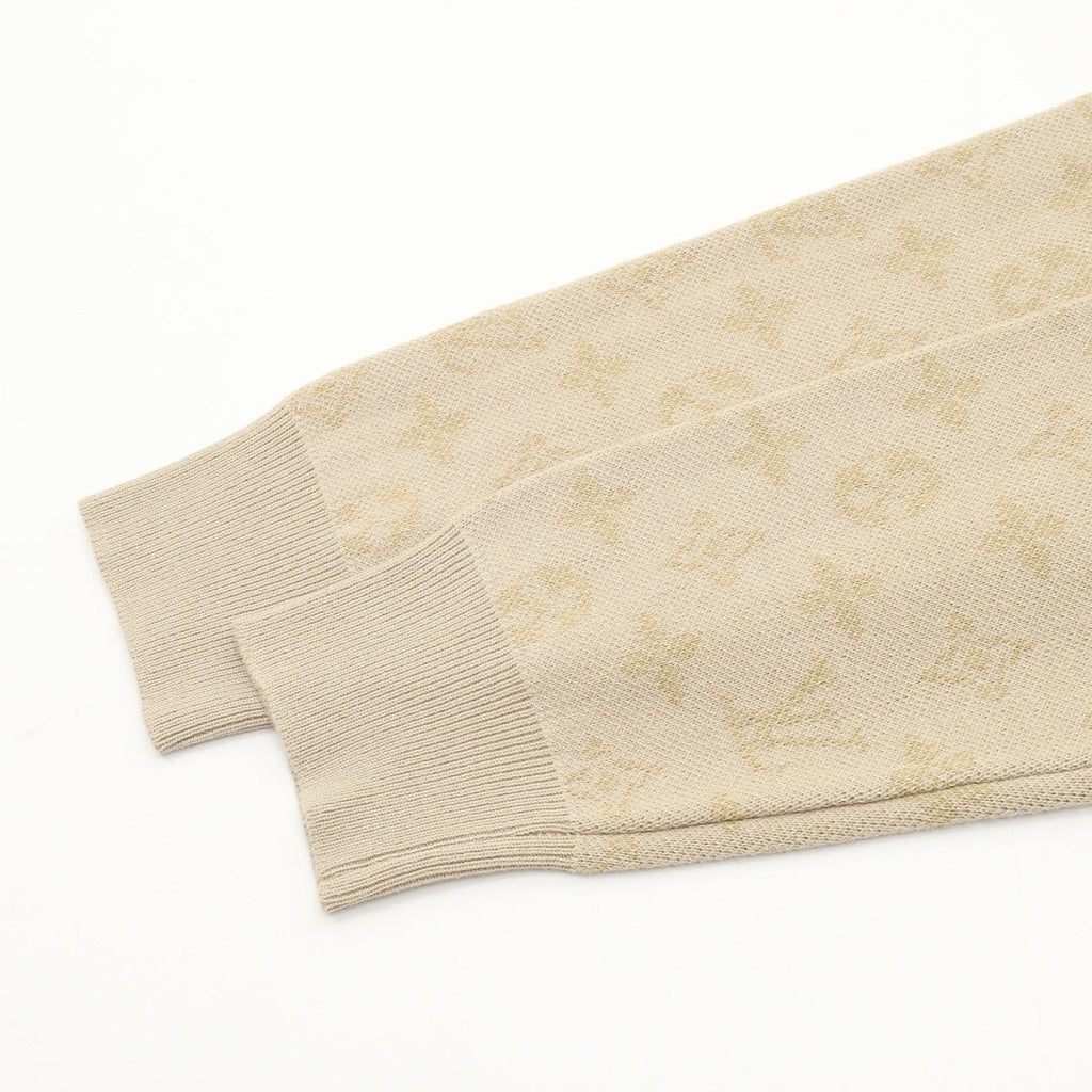 Louis Vuitton Gradient Monogram Crewneck Sweater - Beige - product detail 3