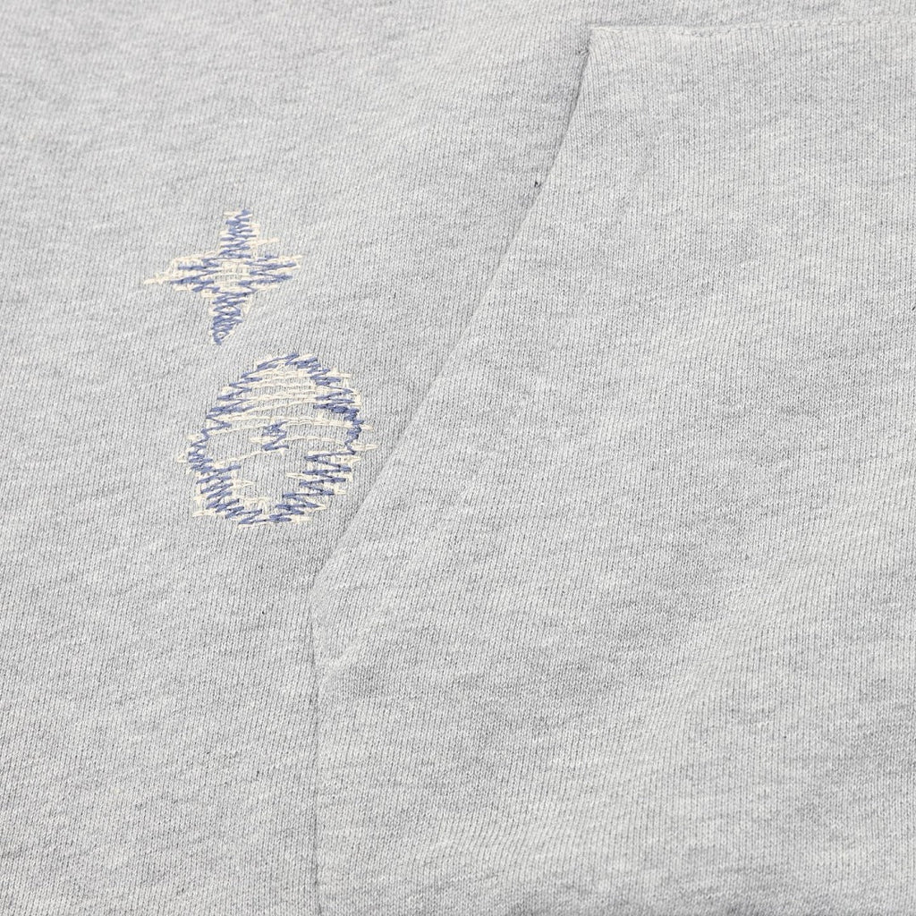 Louis Vuitton Sketch Monogram Zip-Up Hoodie - Heather Grey - product detail 1