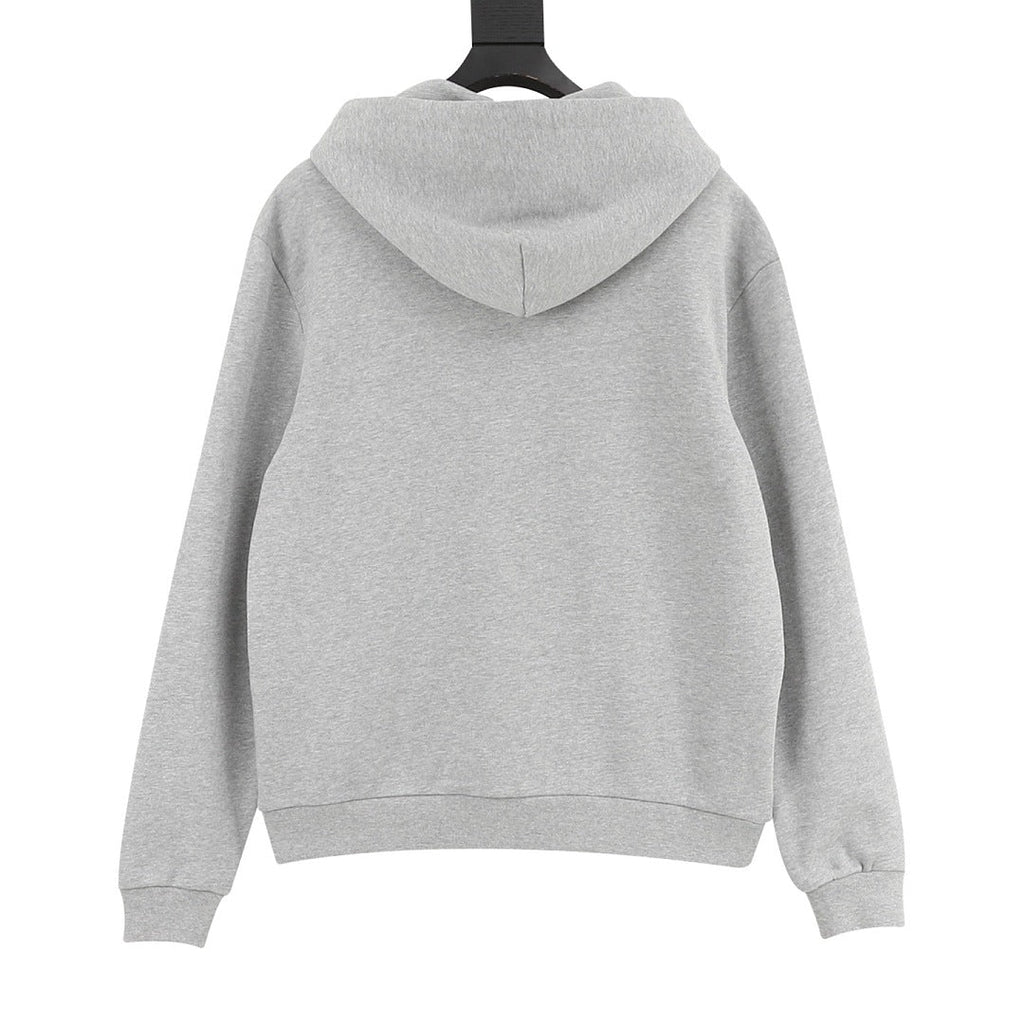 Louis Vuitton Sketch Monogram Zip-Up Hoodie - Heather Grey - product detail 5