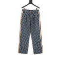 Louis Vuitton Monogram Side-Stripe Jeans - Indigo - front view