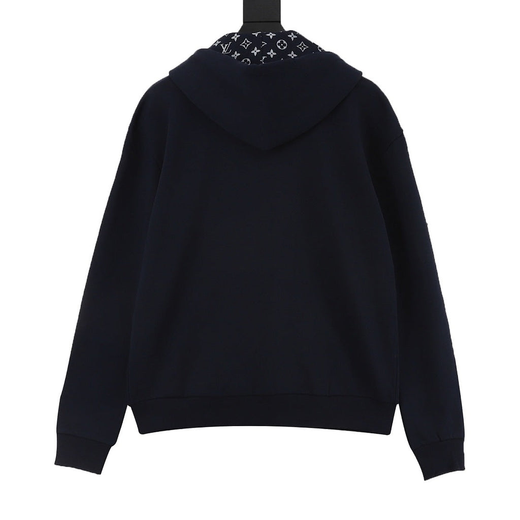 Black reversible hooded jacket - view 5