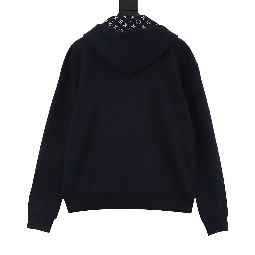 Black reversible hooded jacket - view 5