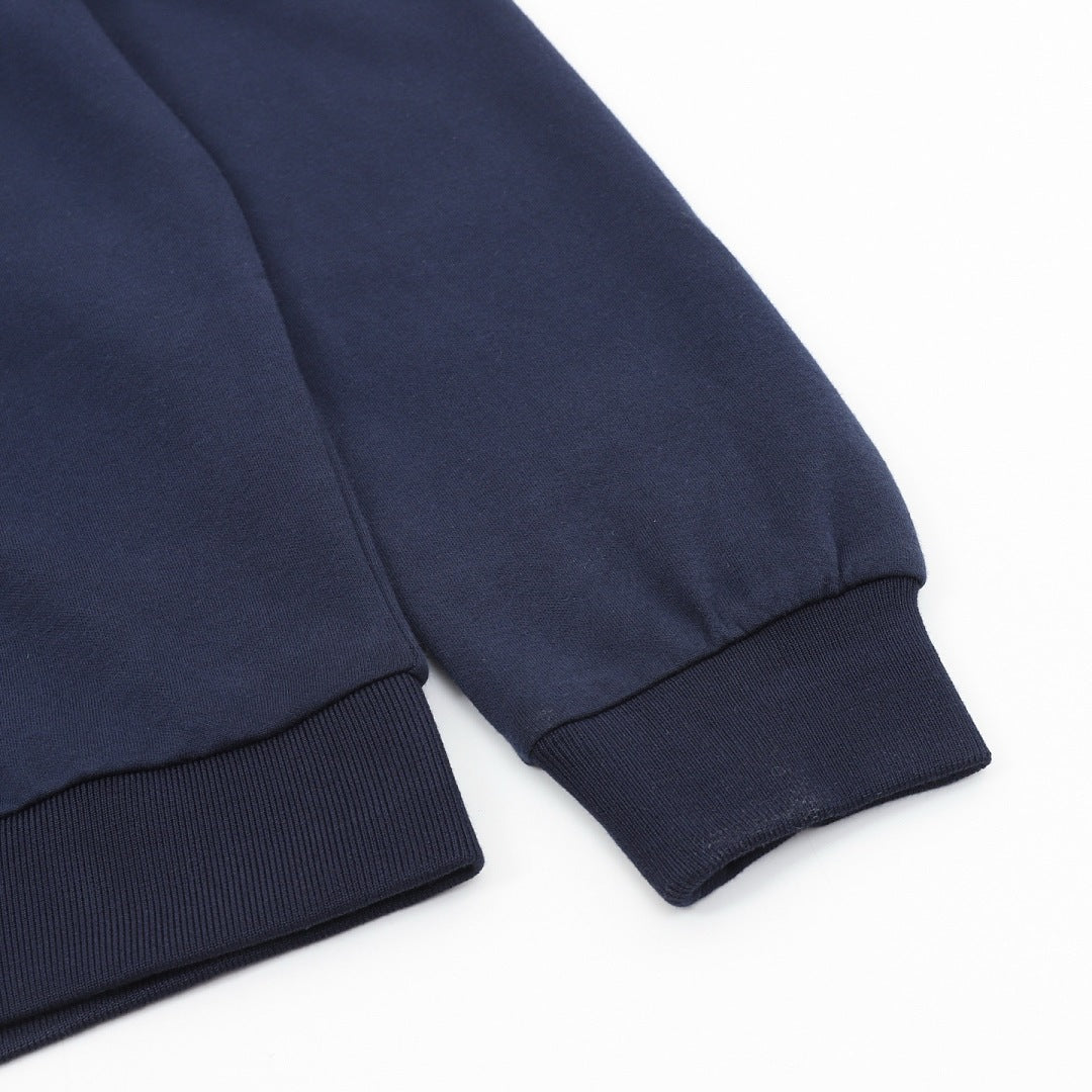 Louis Vuitton LV Logo Zip-Up Hoodie - Navy - product detail 2