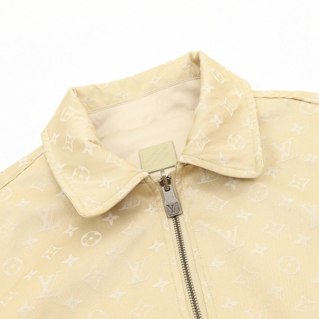 Louis Vuitton Reversible Monogram Collared Zip Jacket - Beige - product detail 2
