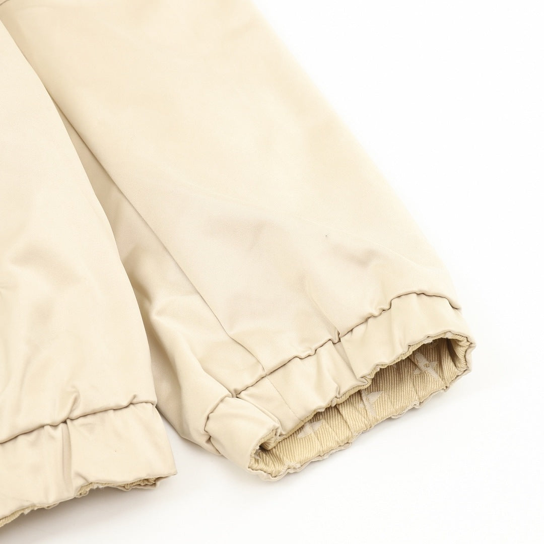 Louis Vuitton Reversible Monogram Collared Zip Jacket - Beige - product detail 8