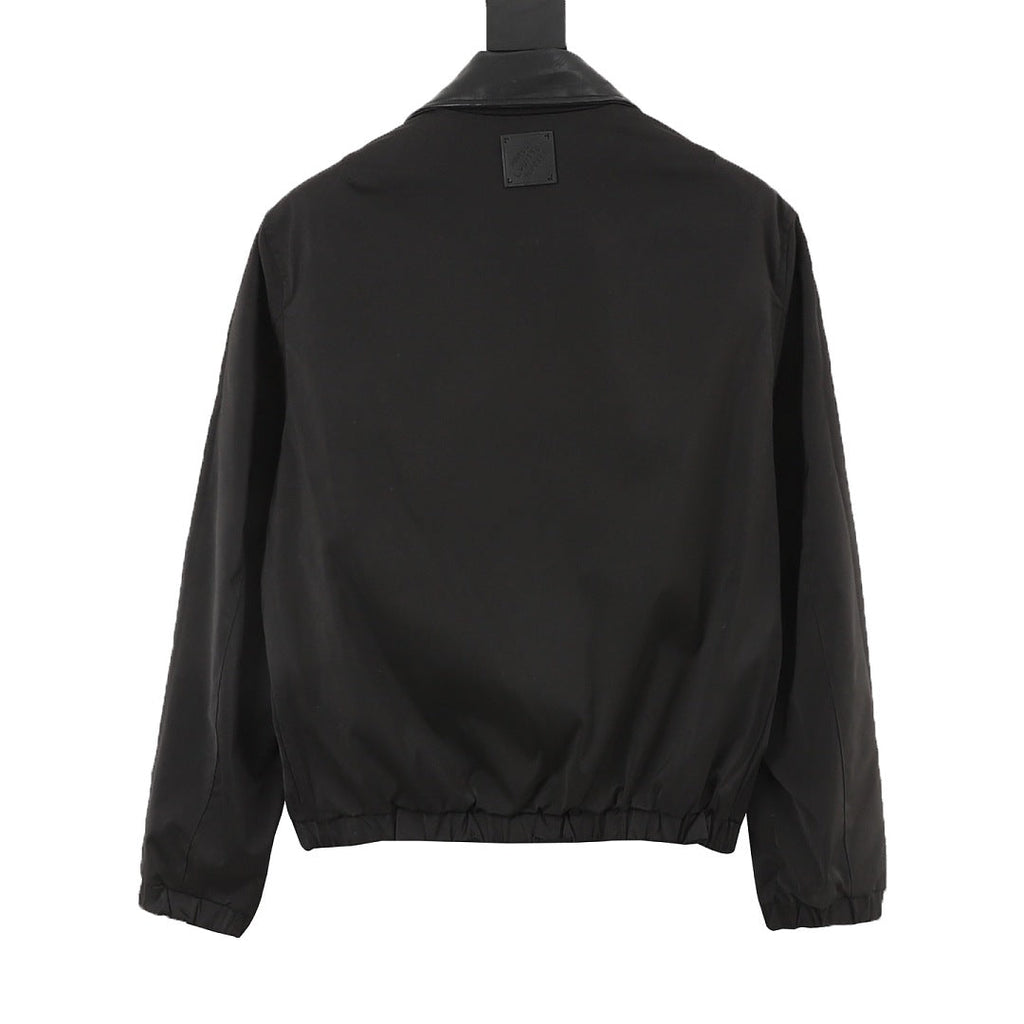 Louis Vuitton Reversible Monogram Collared Zip Jacket - Black - product detail 10