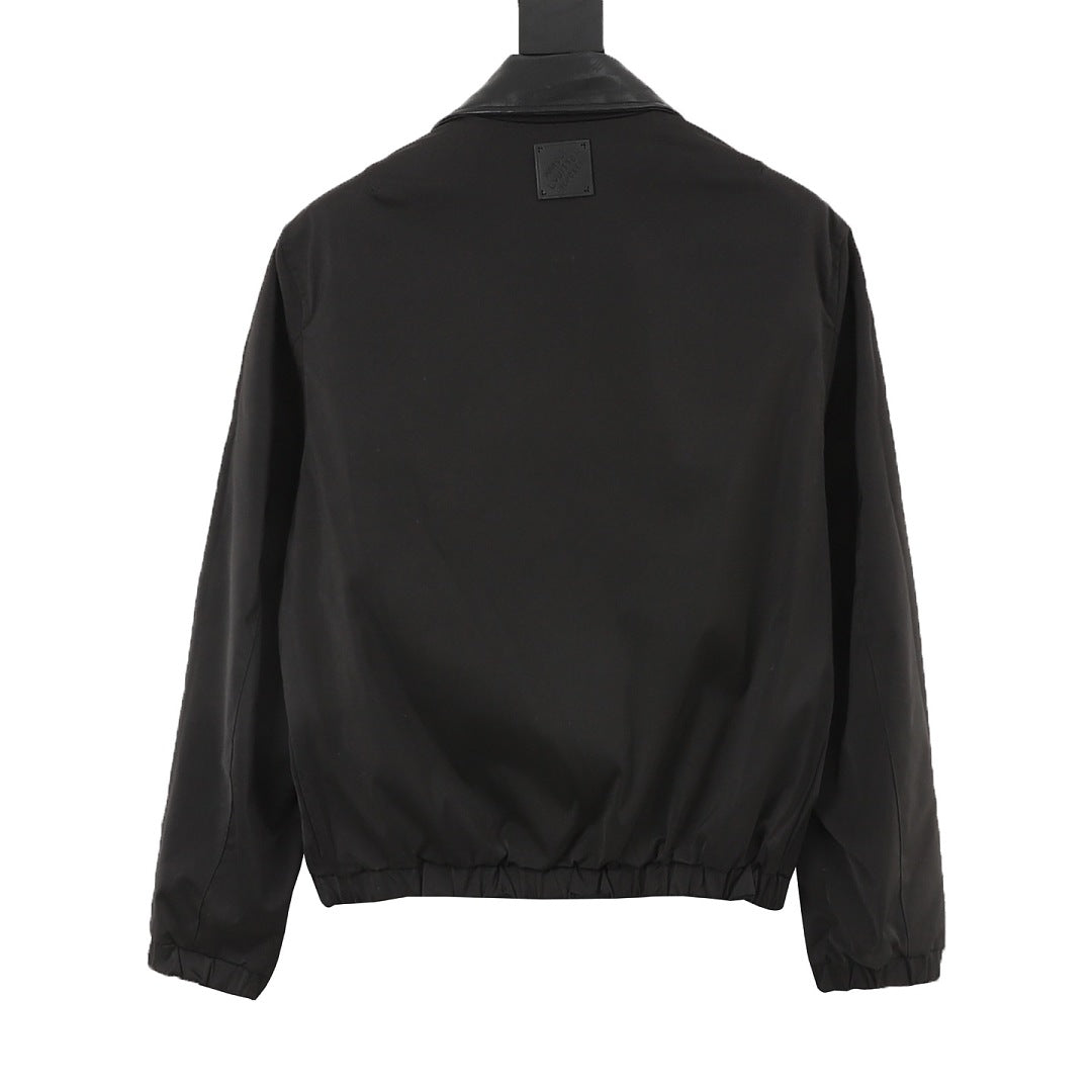 Louis Vuitton Reversible Monogram Collared Zip Jacket - Black - product detail 10