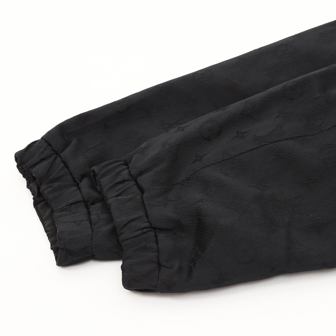Louis Vuitton Reversible Monogram Collared Zip Jacket - Black - product detail 2